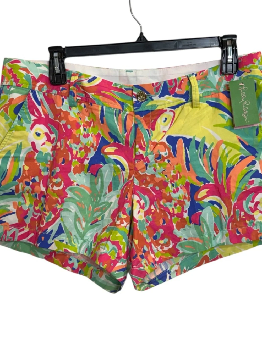 Lilly Pulitzer Callahan Shorts Multi Casa Banana Tropical Sz. 16